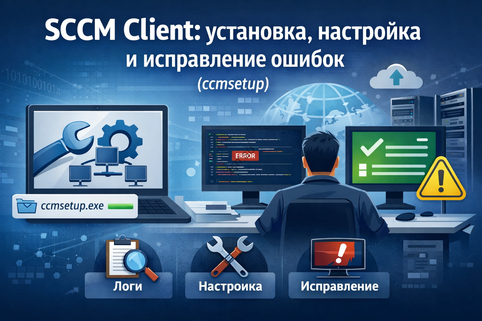 SCCM Client: установка и исправление ошибок